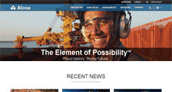 Desktop Screenshot of alcoa.com